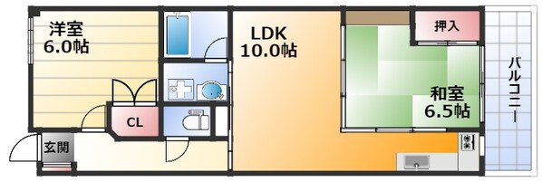 クリスタルシャトーの物件間取画像